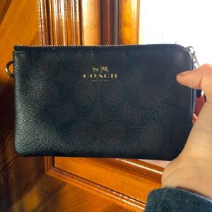 Brown coach wallet